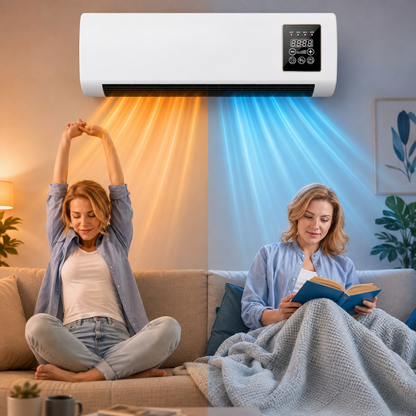 ❄️🔥 Aire Acondicionado Portátil 2 en 1 | Enfría hasta 8°C + Calienta | 1 Año de Garantía 🇺🇸